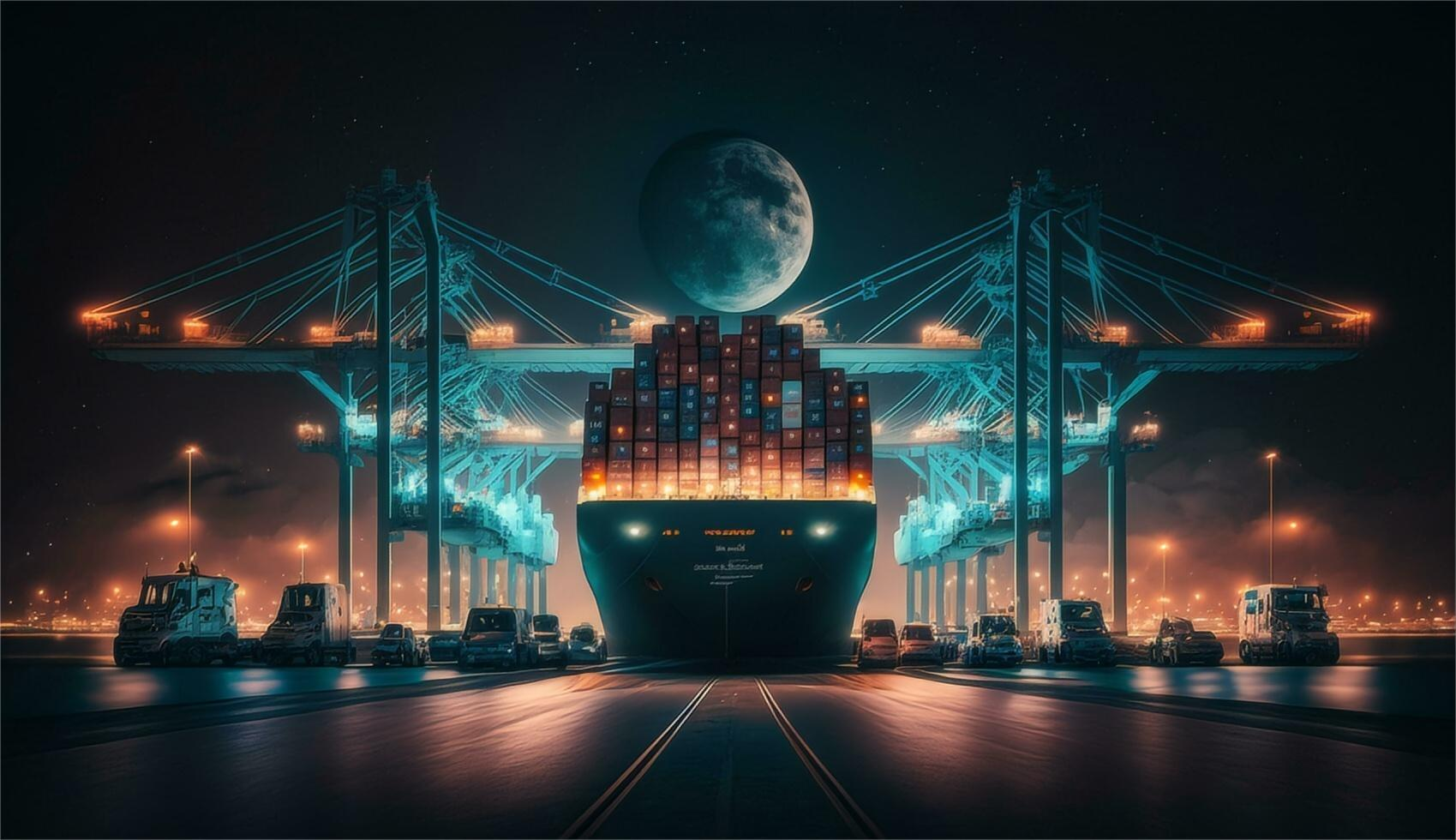 Global shipping container port operations
